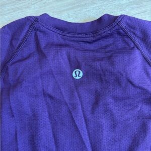 lululemon athletica Purple Short Sleeve Tee